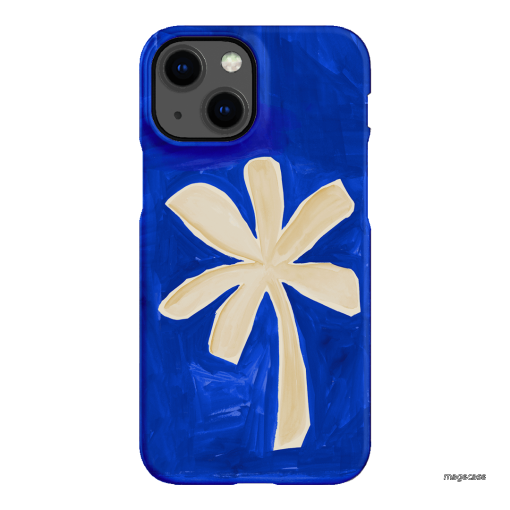 Bleu Palm Printed Phone Cases iPhone 13 Mini / Snap by Charlie Taylor - The Dairy