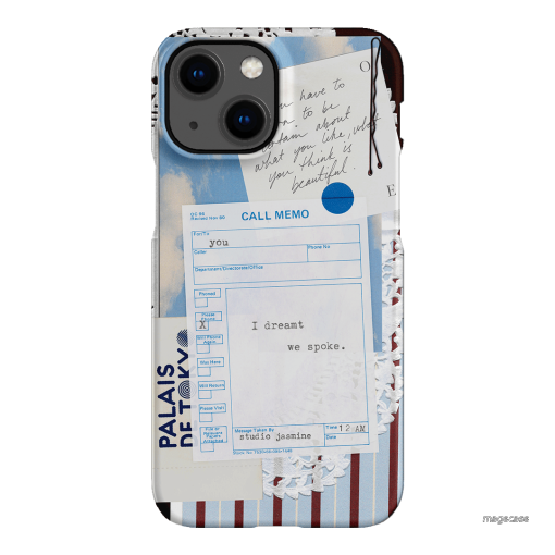 Call Memo Printed Phone Cases iPhone 13 Mini / Snap by Jasmine Dowling - The Dairy