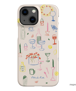 Dinnerware Printed Phone Cases iPhone 13 Mini / Snap by Phthalo Ruth - The Dairy