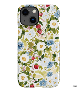 Garden Strawberries Printed Phone Cases iPhone 13 Mini / Snap by Ellie Mae - The Dairy