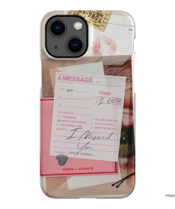 Missed Call Printed Phone Cases iPhone 13 Mini / Snap by Jasmine Dowling - The Dairy