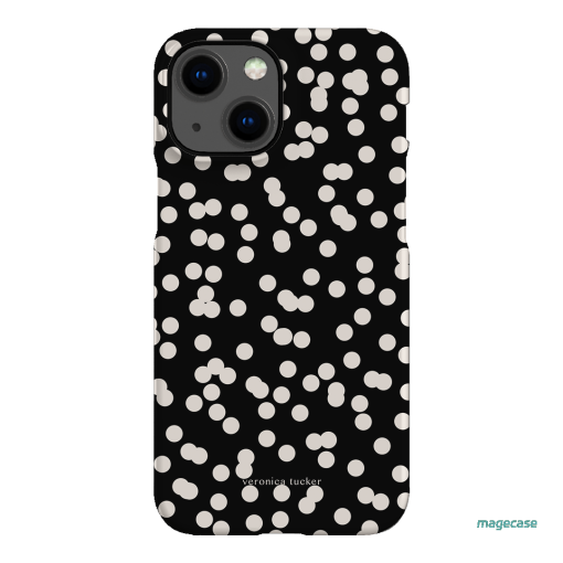 Mini Confetti Noir Printed Phone Cases iPhone 13 Mini / Snap by Veronica Tucker - The Dairy