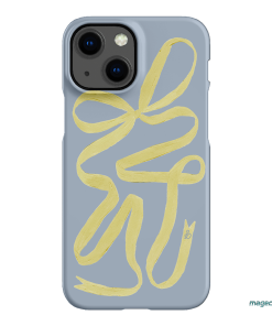 Sorbet Ribbon Printed Phone Cases iPhone 13 Mini / Snap by Jasmine Dowling - The Dairy