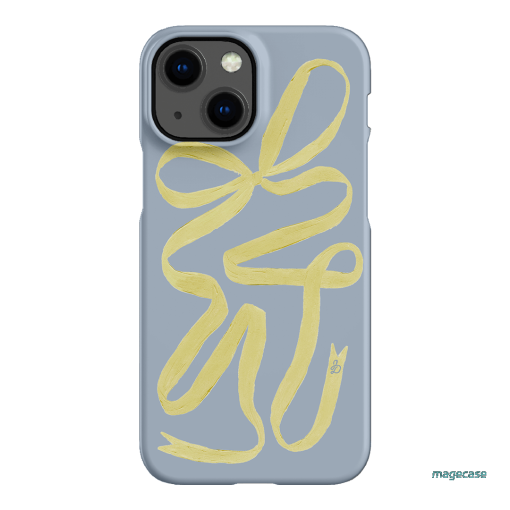 Sorbet Ribbon Printed Phone Cases iPhone 13 Mini / Snap by Jasmine Dowling - The Dairy