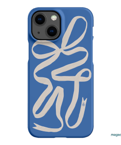 Something Blue Ribbon Printed Phone Cases iPhone 13 Mini / Snap by Jasmine Dowling - The Dairy