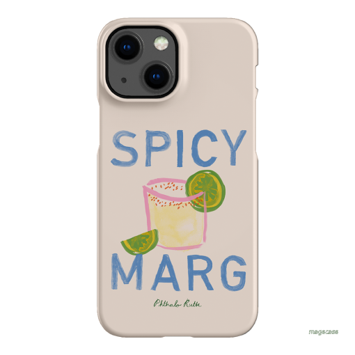 Spicy Marg Printed Phone Cases iPhone 13 Mini / Snap by Phthalo Ruth - The Dairy