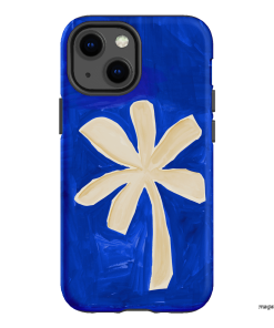 Bleu Palm Printed Phone Cases iPhone 13 Mini / Armoured by Charlie Taylor - The Dairy