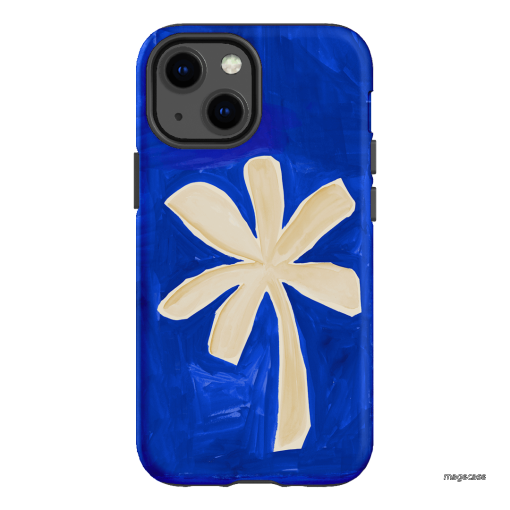 Bleu Palm Printed Phone Cases iPhone 13 Mini / Armoured by Charlie Taylor - The Dairy