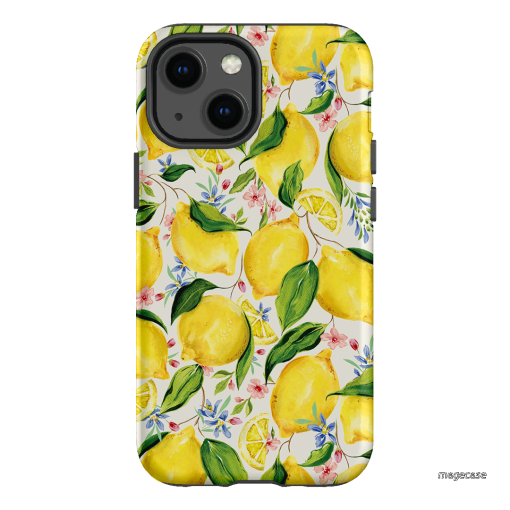 Citrus Lemon Printed Phone Cases iPhone 13 Mini / Armoured by Ellie Mae - The Dairy
