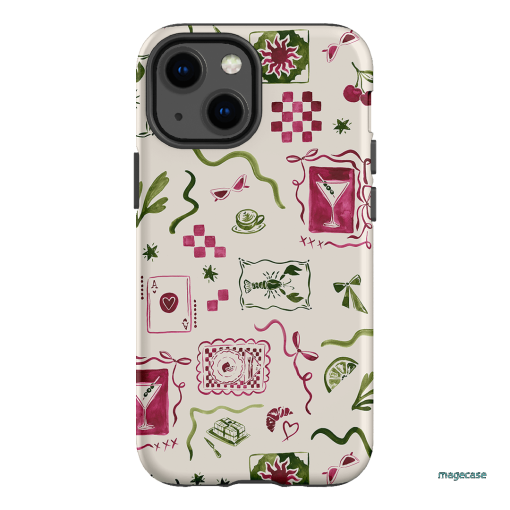 Martini Gal Printed Phone Cases iPhone 13 Mini / Armoured by Charlie Taylor - The Dairy