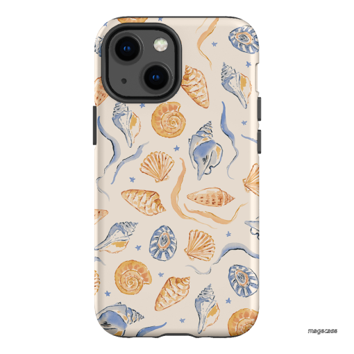 Shells & Swirls Printed Phone Cases by Cass Deller - The Dairy