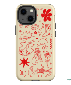 Spiced Cowboy Cream Printed Phone Cases iPhone 13 Mini / Armoured by Easty Beasty - The Dairy