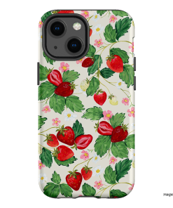 Strawberry Patch Printed Phone Cases iPhone 13 Mini / Armoured by Ellie Mae - The Dairy