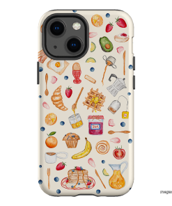 Sunday Breakfast Printed Phone Cases iPhone 13 Mini / Armoured by BG. Studio - The Dairy