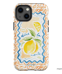 Dolce Far Niente Printed Phone Cases iPhone 13 Mini / Armoured by Cass Deller - The Dairy