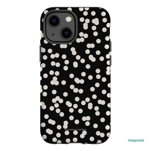 Mini Confetti Noir Printed Phone Cases iPhone 13 Mini / Armoured by Veronica Tucker - The Dairy