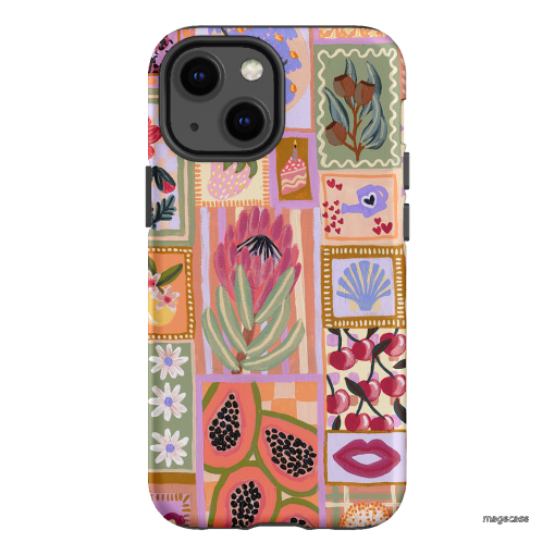 Summer Postcards Printed Phone Cases iPhone 13 Mini / Armoured by Amy Gibbs - The Dairy