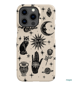 Astro Flash Beige Printed Phone Cases iPhone 13 Pro / Snap by Veronica Tucker - The Dairy