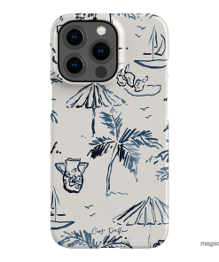 Balmy Blue Printed Phone Cases iPhone 13 Pro / Snap by Cass Deller - The Dairy