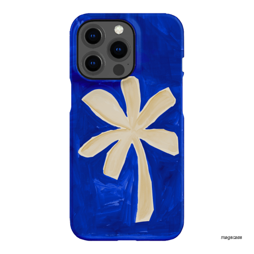 Bleu Palm Printed Phone Cases iPhone 13 Pro / Snap by Charlie Taylor - The Dairy