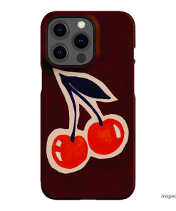 Cherries Printed Phone Cases iPhone 13 Pro / Snap by Studio Bon - The Dairy