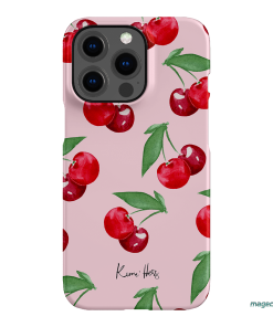 Cherry Rose Printed Phone Cases iPhone 13 Pro / Snap by Kerrie Hess - The Dairy
