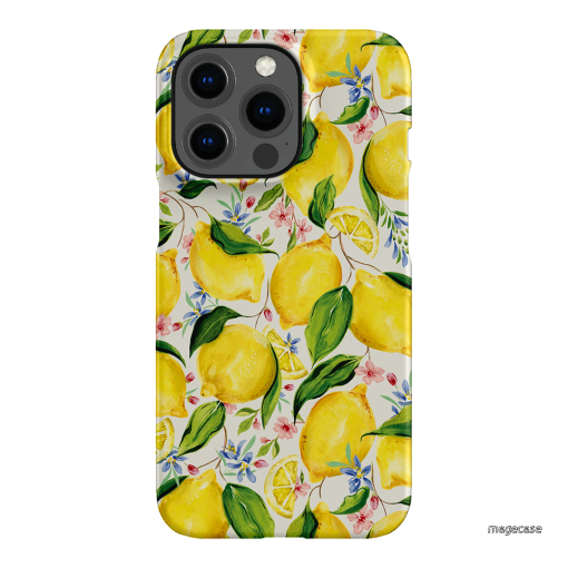 Citrus Lemon Printed Phone Cases iPhone 13 Pro / Snap by Ellie Mae - The Dairy