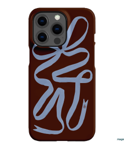 Mocha Ribbon Printed Phone Cases iPhone 13 Pro / Snap by Jasmine Dowling - The Dairy