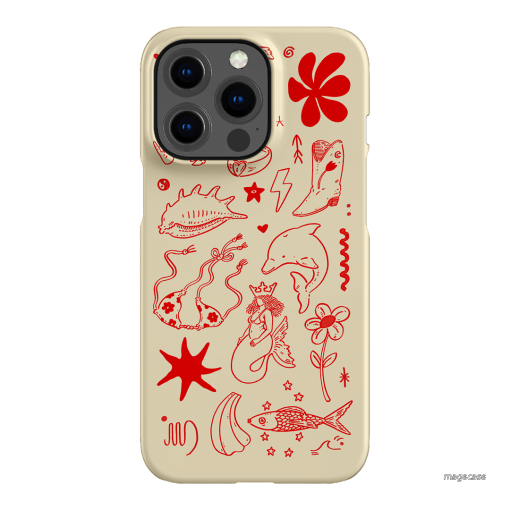 Spiced Cowboy Cream Printed Phone Cases iPhone 13 Pro / Snap by Easty Beasty - The Dairy