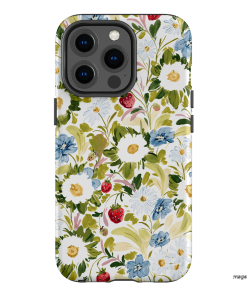 Garden Strawberries Printed Phone Cases iPhone 13 Pro / Armoured by Ellie Mae - The Dairy