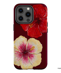Hibiscus Flower Printed Phone Cases iPhone 13 Pro / Armoured by BG. Studio - The Dairy