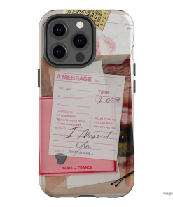 Missed Call Printed Phone Cases iPhone 13 Pro / Armoured by Jasmine Dowling - The Dairy