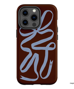 Mocha Ribbon Printed Phone Cases iPhone 13 Pro / Armoured by Jasmine Dowling - The Dairy