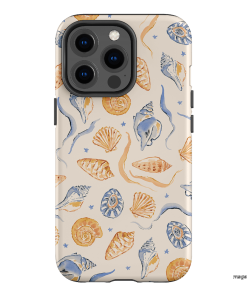 Shells & Swirls Printed Phone Cases by Cass Deller - The Dairy