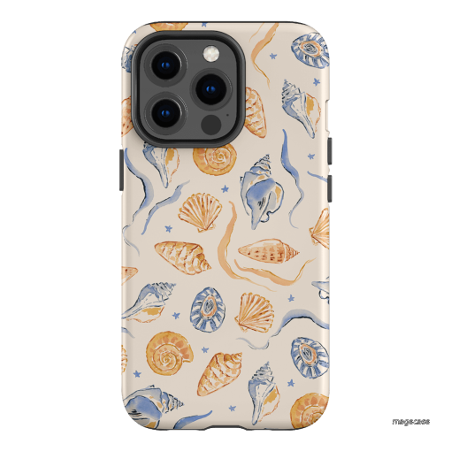 Shells & Swirls Printed Phone Cases by Cass Deller - The Dairy