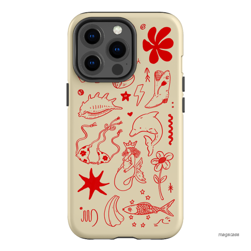 Spiced Cowboy Cream Printed Phone Cases iPhone 13 Pro / Armoured by Easty Beasty - The Dairy