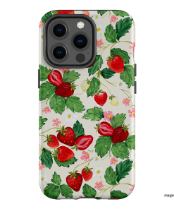 Strawberry Patch Printed Phone Cases iPhone 13 Pro / Armoured by Ellie Mae - The Dairy
