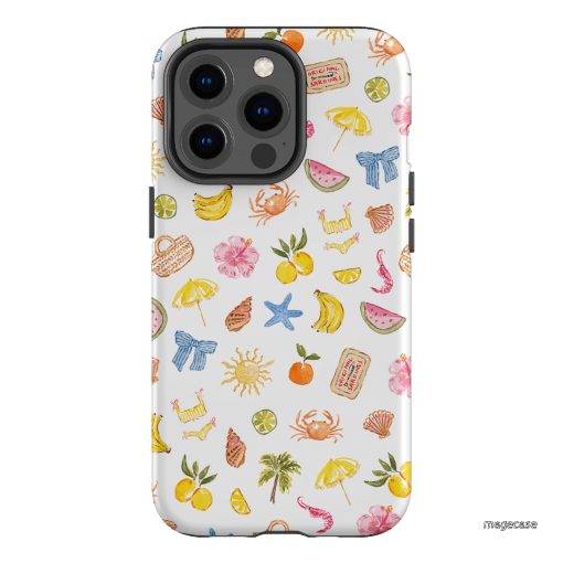 Summer Icons Printed Phone Cases iPhone 13 Pro / Armoured by Cass Deller - The Dairy
