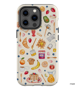 Sunday Breakfast Printed Phone Cases iPhone 13 Pro / Armoured by BG. Studio - The Dairy