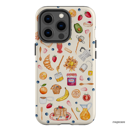 Sunday Breakfast Printed Phone Cases iPhone 13 Pro / Armoured by BG. Studio - The Dairy