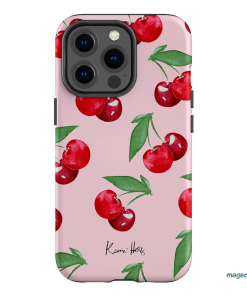 Cherry Rose Printed Phone Cases iPhone 13 Pro / Armoured by Kerrie Hess - The Dairy