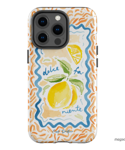 Dolce Far Niente Printed Phone Cases iPhone 13 Pro / Armoured by Cass Deller - The Dairy