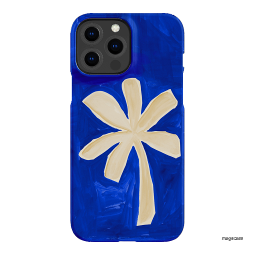Bleu Palm Printed Phone Cases iPhone 13 Pro Max / Snap by Charlie Taylor - The Dairy