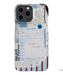 Call Memo Printed Phone Cases iPhone 13 Pro Max / Snap by Jasmine Dowling - The Dairy