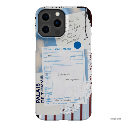 Call Memo Printed Phone Cases iPhone 13 Pro Max / Snap by Jasmine Dowling - The Dairy