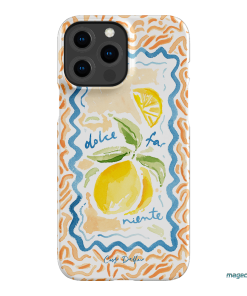 Dolce Far Niente Printed Phone Cases iPhone 13 Pro Max / Snap by Cass Deller - The Dairy