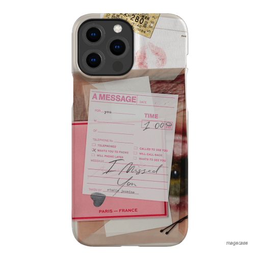 Missed Call Printed Phone Cases iPhone 13 Pro Max / Snap by Jasmine Dowling - The Dairy