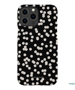 Mini Confetti Noir Printed Phone Cases iPhone 13 Pro Max / Snap by Veronica Tucker - The Dairy