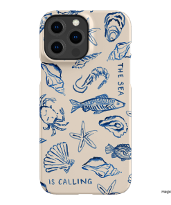 Sea Call Printed Phone Cases iPhone 13 Pro Max / Snap by Cass Deller - The Dairy