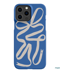 Something Blue Ribbon Printed Phone Cases iPhone 13 Pro Max / Snap by Jasmine Dowling - The Dairy